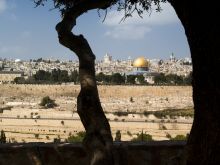 Pohľad na Jeruzalem z Olivovej hory